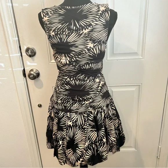 Anthropologie Drop-Waist Bubble Hem Dress Sz S - Picture 5 of 13